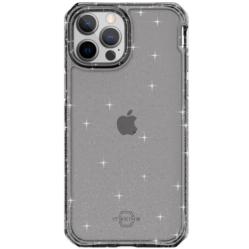 Itskins Hybrid Spark iPhone 13 Pro Max Cover - Smoke - Tashqila Itskins Hybrid Spark iPhone 13 Pro Max Cover - Smoke - Tashqila